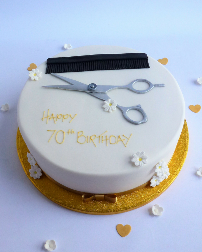 Salon Anniversary Cake - CakeCentral.com