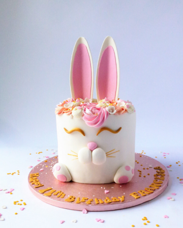 Flower Bunny Rabbit - Karen's Cakes