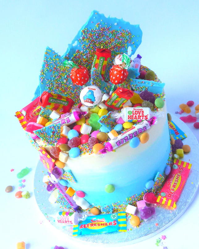 A Sweet Explosion Cake Karen s Cakes