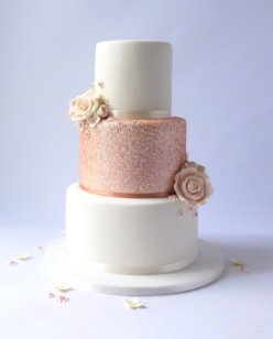 3 tier wedding cake