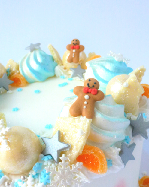 Sugar gingerbread cake decorations